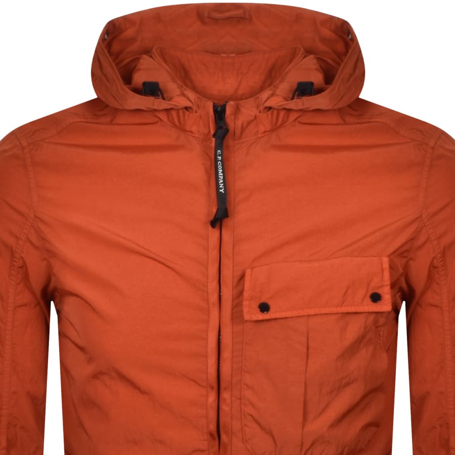 Alternative Image for ProductCP Company Goggle Hood Overshirt Jacket Orange2